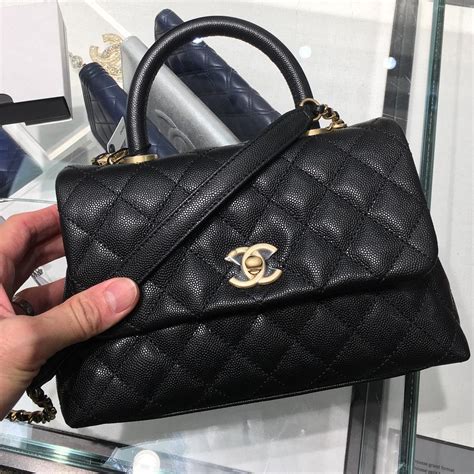 chanel coco bags size|Chanel coco cc shoulder bag.